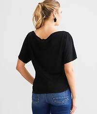 Ruched Dolman Top