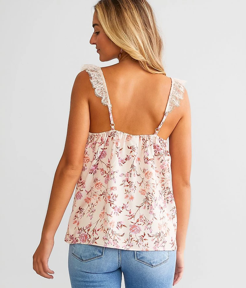 Eyelash Lace Tank Top