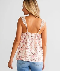 Eyelash Lace Tank Top