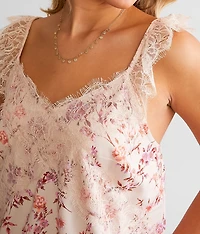 Eyelash Lace Tank Top