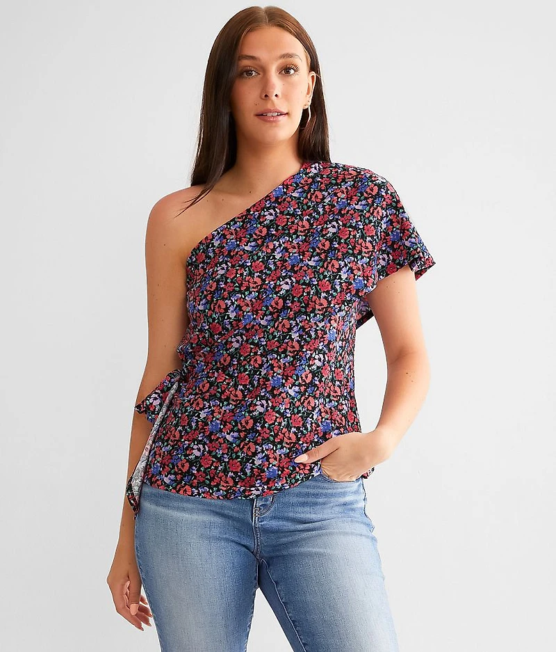 Floral Off The Shoulder Top