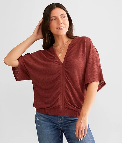 Ruched Dolman Top