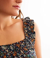 Floral Flowy Tank Top