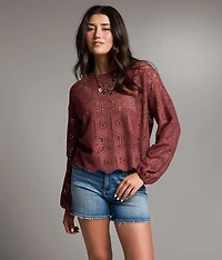 Open Weave Sweater
