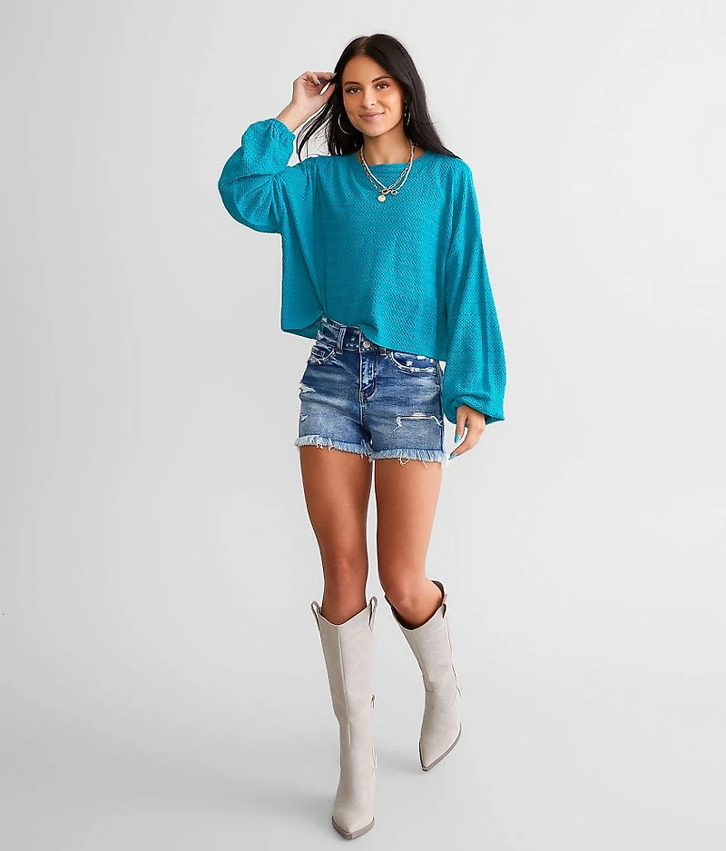 Crochet Mesh Cropped Top