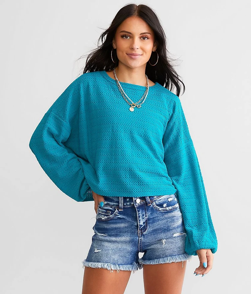 Crochet Mesh Cropped Top
