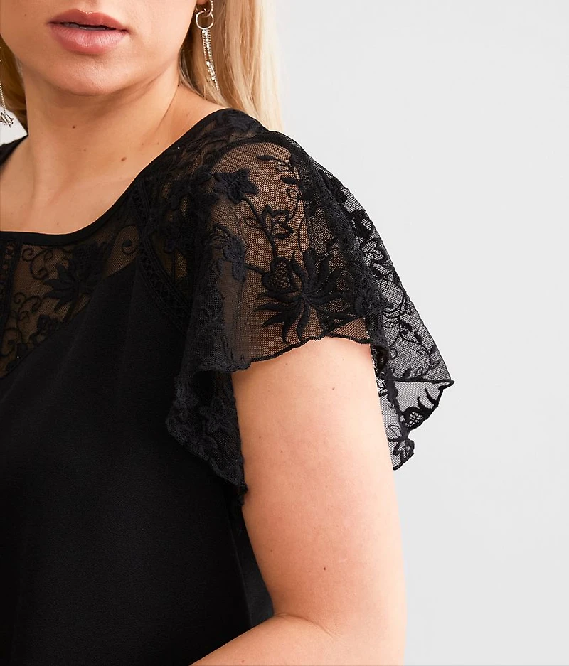 Pieced Lace Top