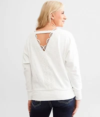 Textured Dolman Top