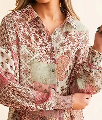 Patchworks Chiffon Blouse