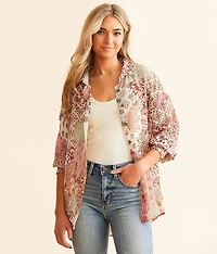 Patchworks Chiffon Blouse