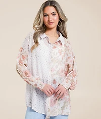 Floral Chiffon Blouse