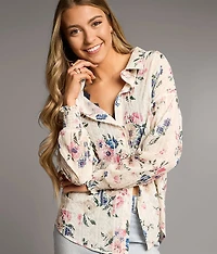 Floral Embroidered Blouse
