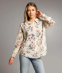 Floral Embroidered Blouse