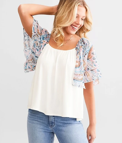 Flowy Ribbed Top