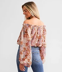Floral Bubble Top