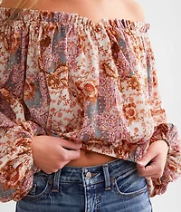 Floral Bubble Top