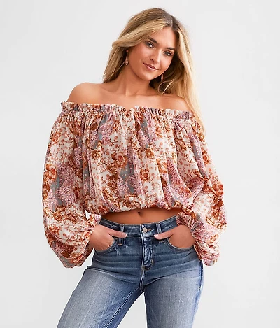 Floral Bubble Top