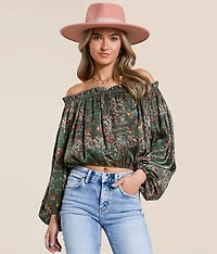 Floral Off The Shoulder Top