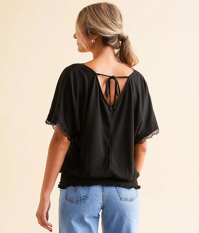 Lace Trim Top