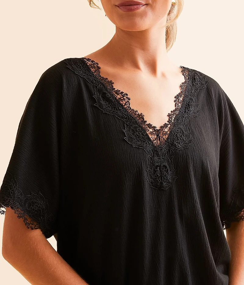 Lace Trim Top