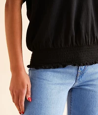 Lace Trim Top