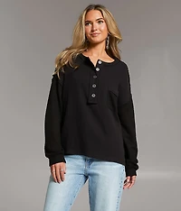 Pieced Henley