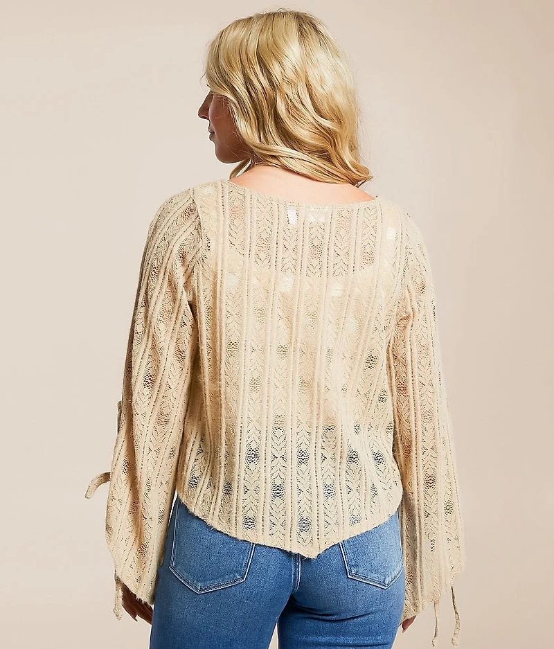Brushed Lace Hanky Top