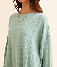 Brushed Wide Rib Top
