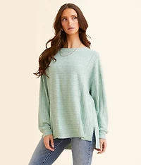 Brushed Wide Rib Top