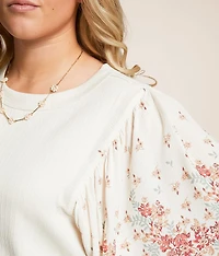 Floral Flutter Top