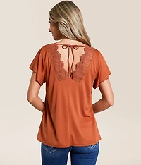 Back Crochet Tie Top