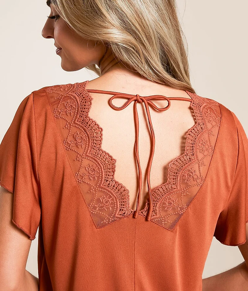 Back Crochet Tie Top
