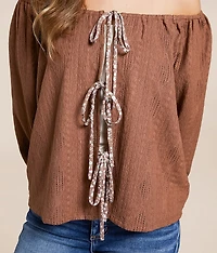 Front Tie Two-Way Top