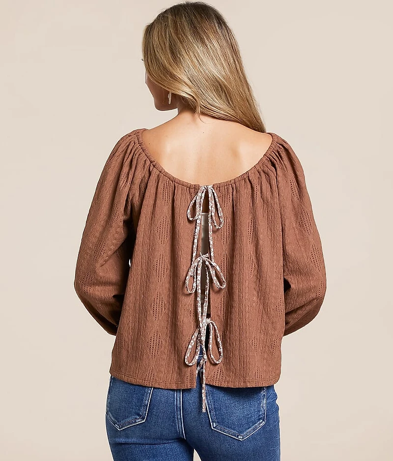 Front Tie Two-Way Top