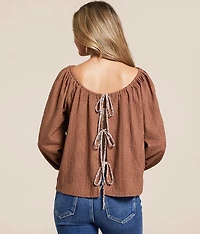 Front Tie Two-Way Top