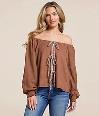 Front Tie Two-Way Top