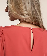 Scalloped Hanky Hem Top