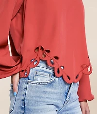 Scalloped Hanky Hem Top