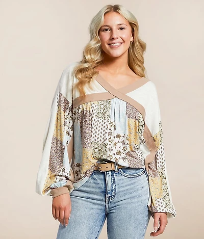 Floral Dolman Top