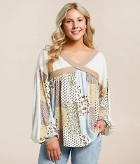 Floral Dolman Top