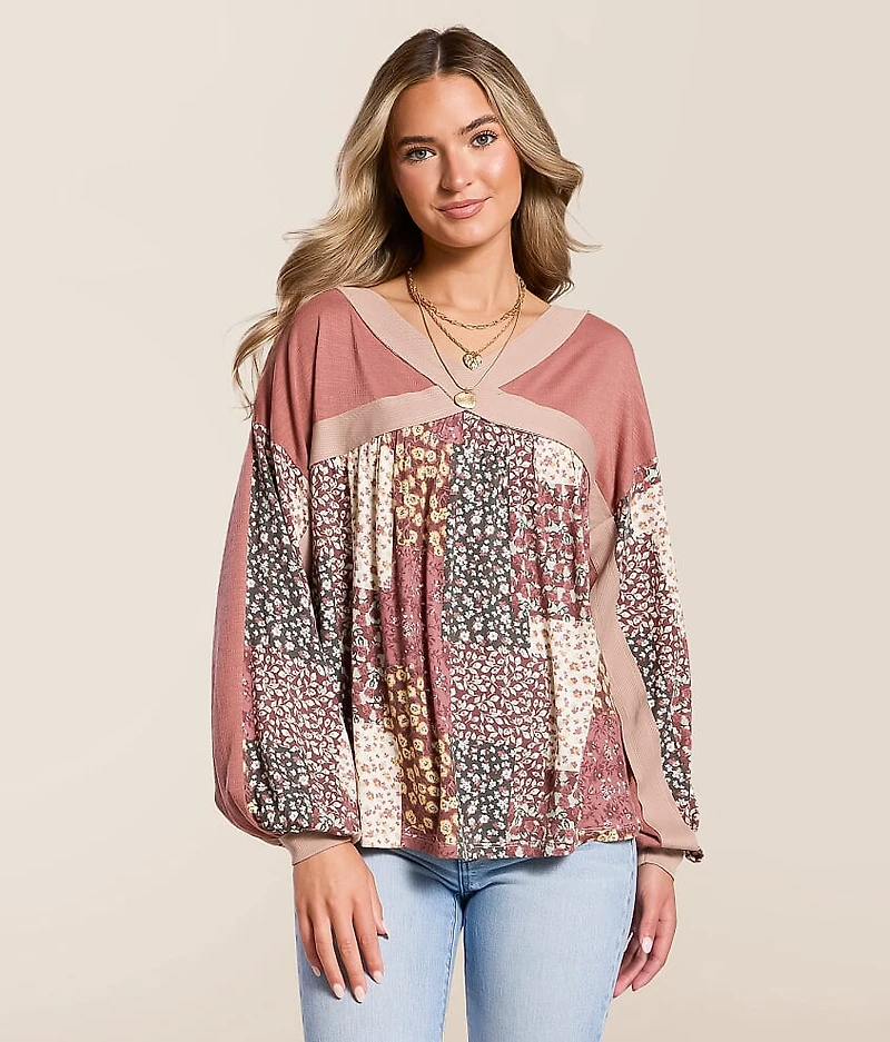 Floral Dolman Top