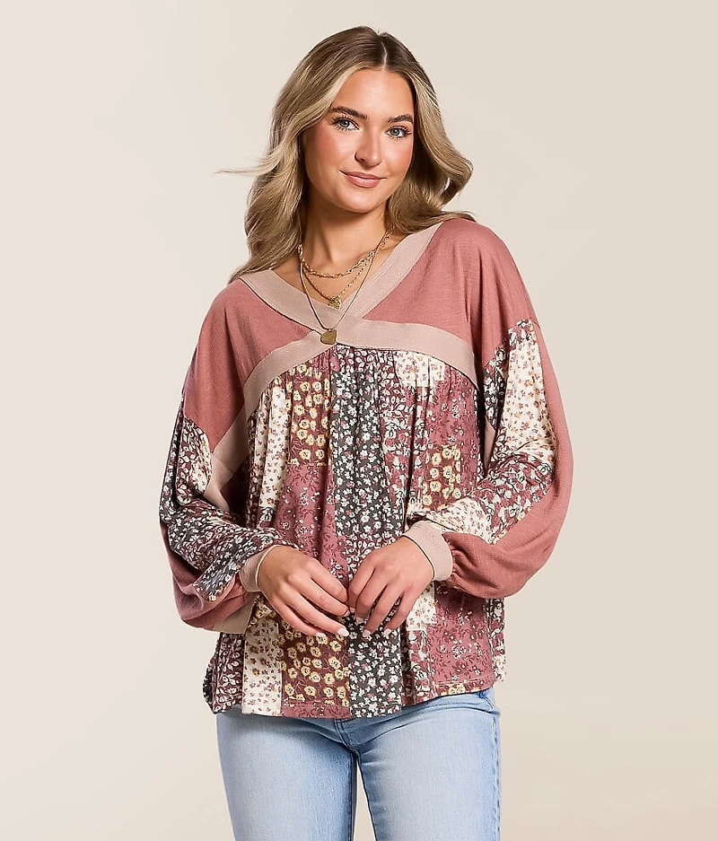 Floral Dolman Top