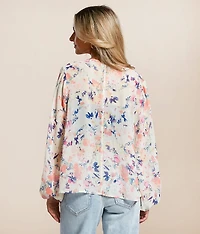 Floral Chiffon Top