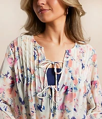 Floral Chiffon Top