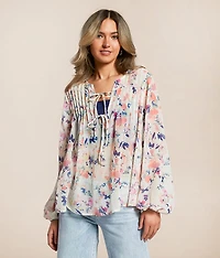Floral Chiffon Top
