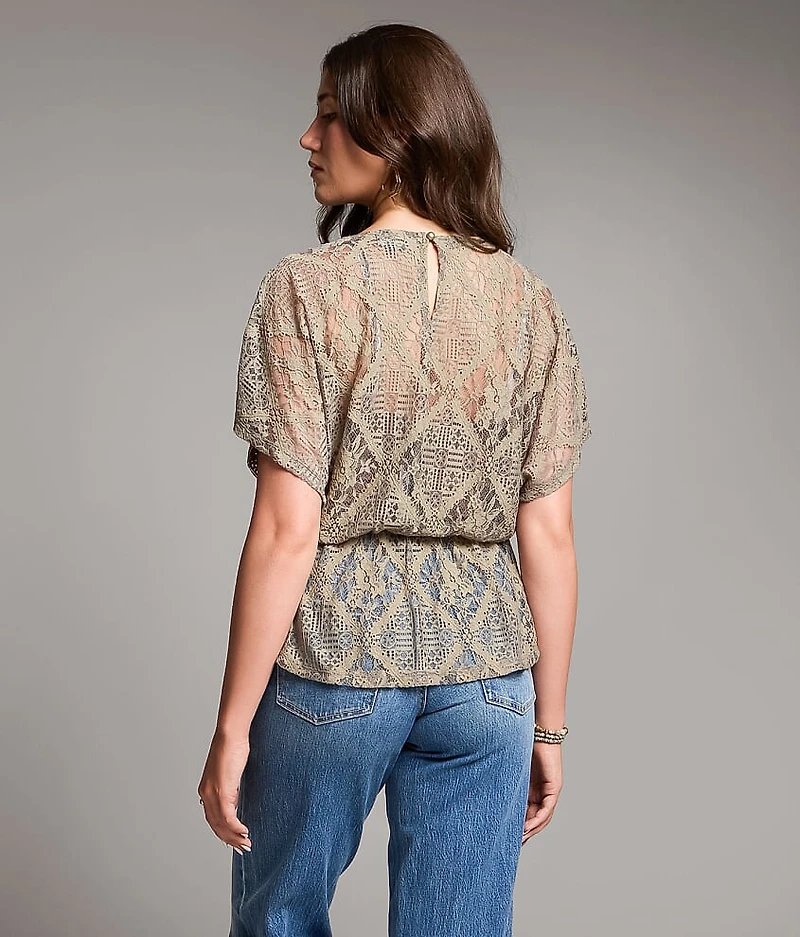 Floral Lace Top