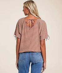 Striped Dolman Top
