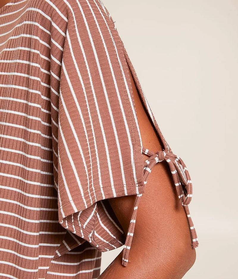 Striped Dolman Top