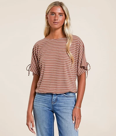 Striped Dolman Top