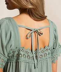 Crochet Flowy Top
